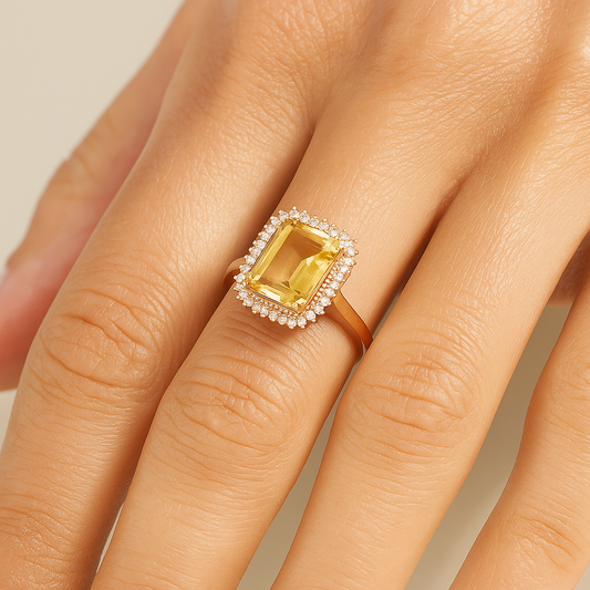 Lysandra Ray - Citrine Ring