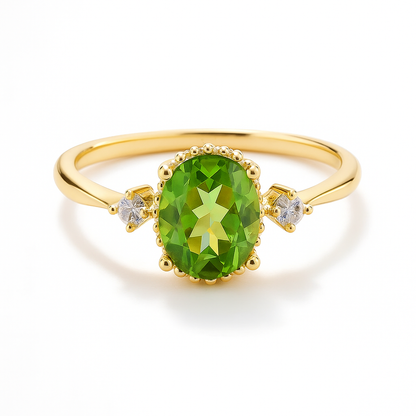 Sylvara Dawn - Peridot Ring