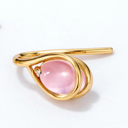 Serenya Dew - Rose Quartz Earrings