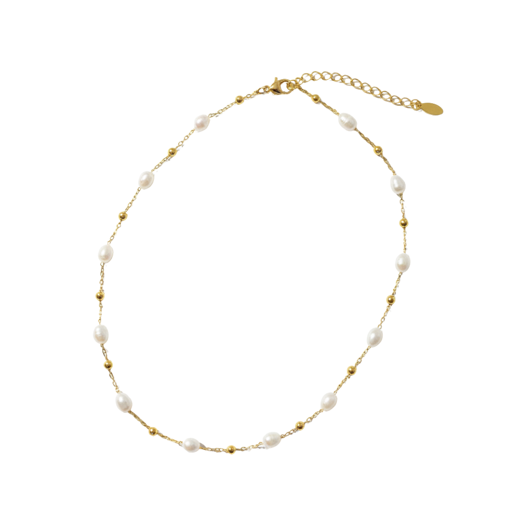 Celistra Wave - Pearl Necklace