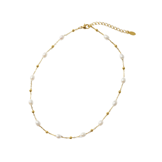 Celistra Wave - Pearl Necklace