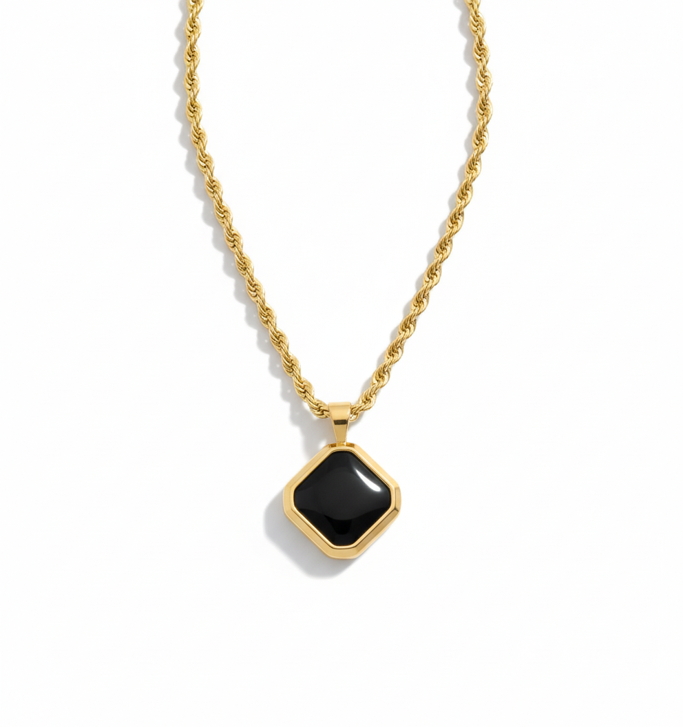 Noctira Edge - Onyx Necklace