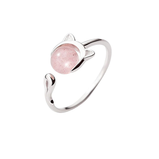 Amoria Whisper - Rose Quartz Ring