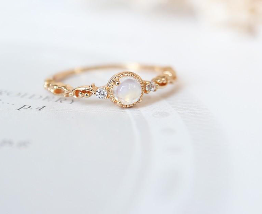 Aurelen Tide - Moonstone Ring