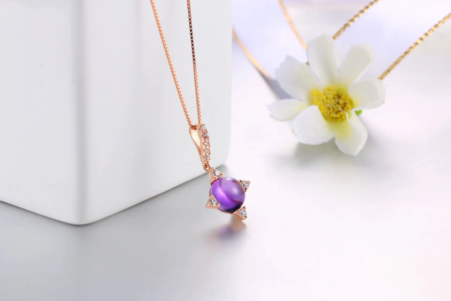 Mystara Light - Amethyst Necklace