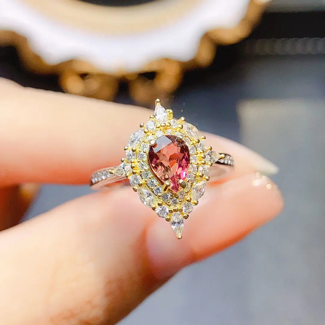 Velora Shield - Tourmaline Ring