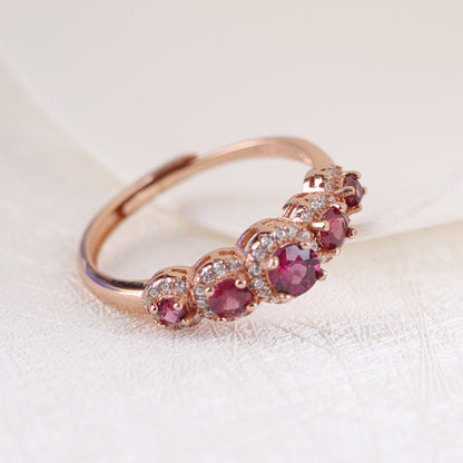 Amara Dusk - Purple Garnet Ring