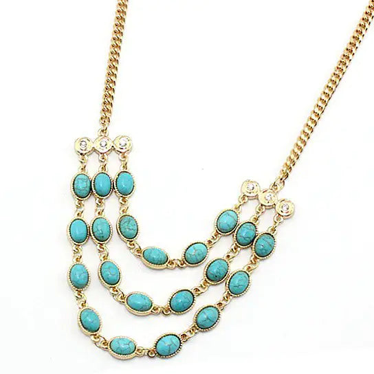 Thalina Tide - Turquoise Necklace
