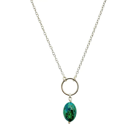 Cyoris Flow - Chrysocolla Necklace