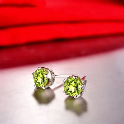 Florien Light - Peridot Earrings