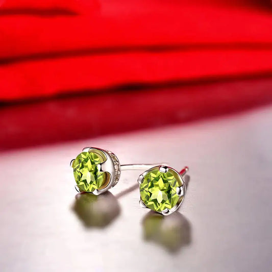Florien Light - Peridot Earrings