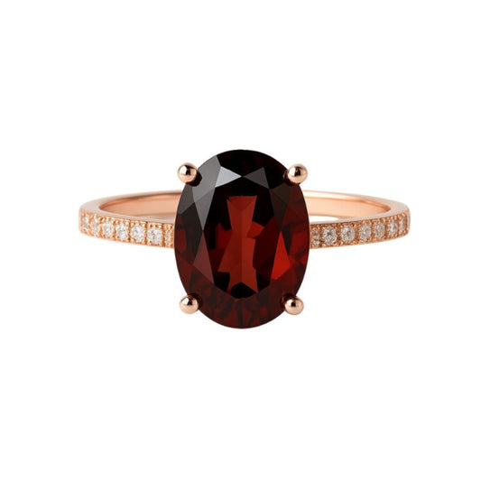 Red Garnet Ring