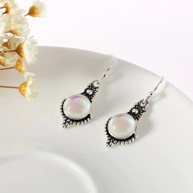 Lunara Prism - Moonstone Earrings