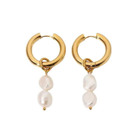 Elora Drift - Pearl Earrings