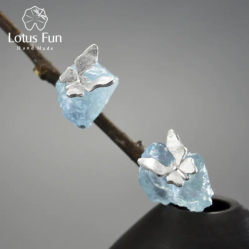 Nerisa Gleam - Aquamarine Earrings