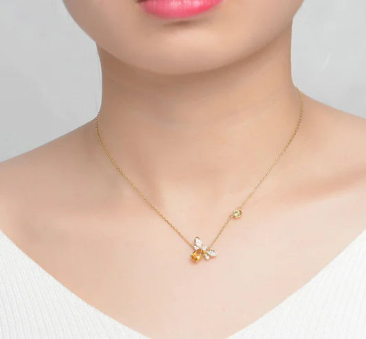 Meliora Glow - Citrine Necklace