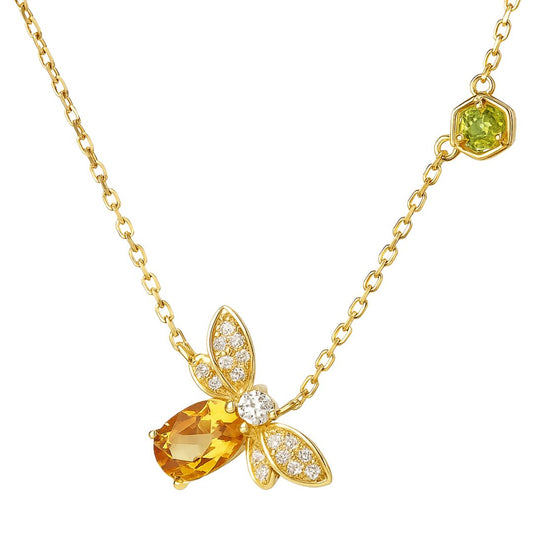 Meliora Glow - Citrine Necklace