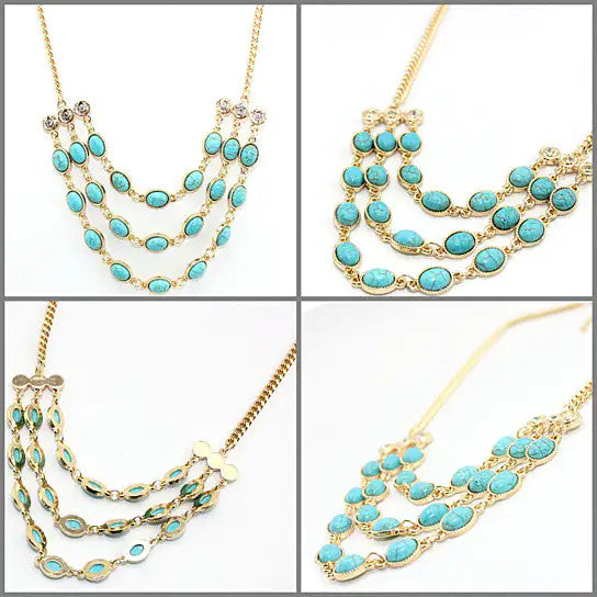 Thalina Tide - Turquoise Necklace