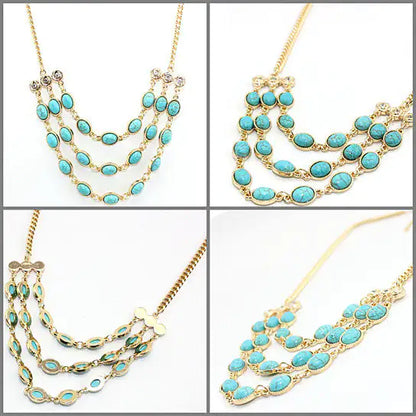 Thalina Tide - Turquoise Necklace