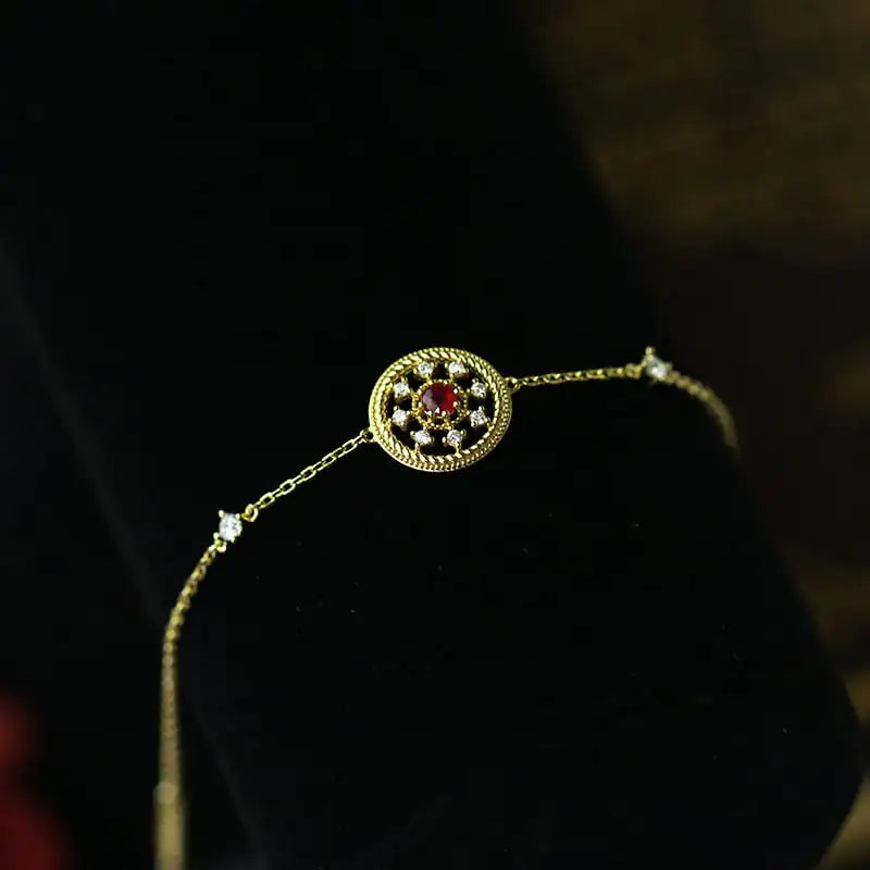 Velora Heart - Ruby Bracelet