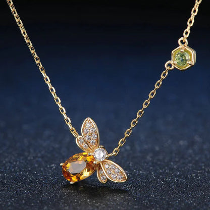 Meliora Glow - Citrine Necklace