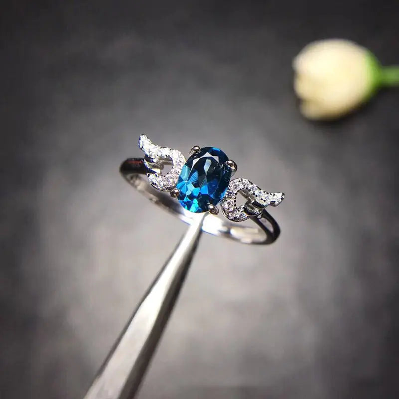 Elaris Beam - Topaz Ring