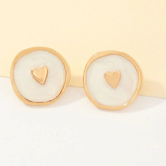 Handmade Heart Earrings