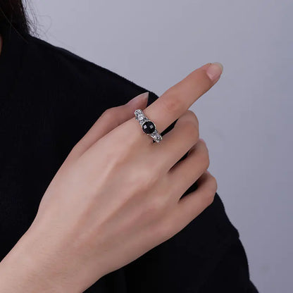 Nyros Shield - Black Onyx Ring