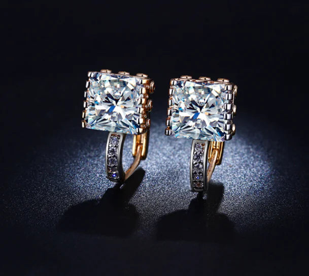 Lunaris Gleam - Zircon Earrings