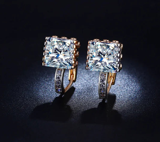 Lunaris Gleam - Zircon Earrings