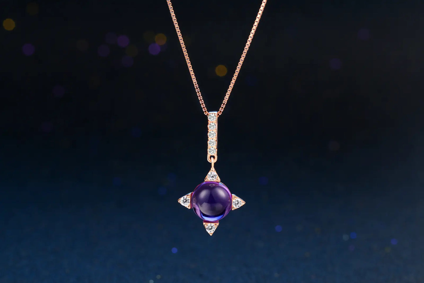 Mystara Light - Amethyst Necklace