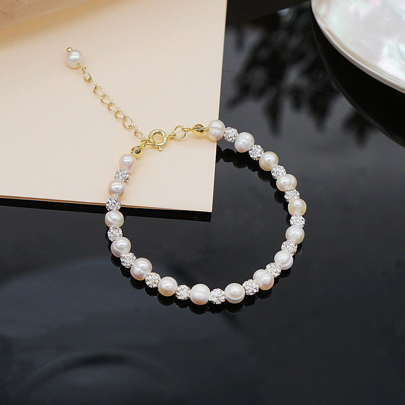 Isolde Grace - Handmade Pearl Bracelet