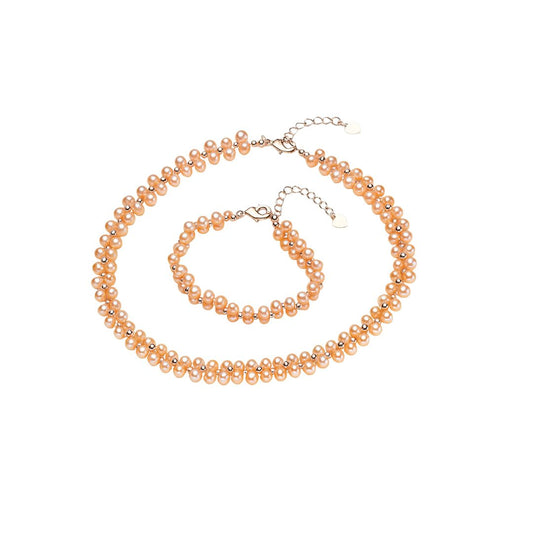 Maristella Glow - Pearl Necklace & Bracelet