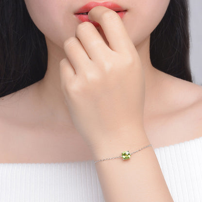 Elaren Bloom - Peridot Bracelet