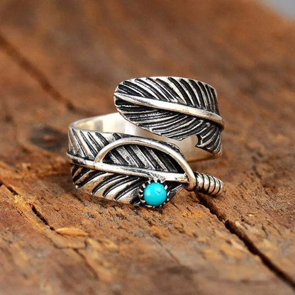 Elyra Wing – Turquoise Ring