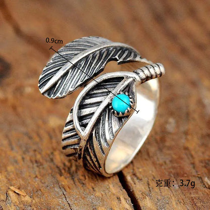 Elyra Wing – Turquoise Ring