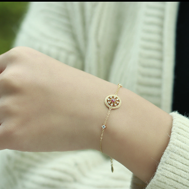 Velora Heart - Ruby Bracelet