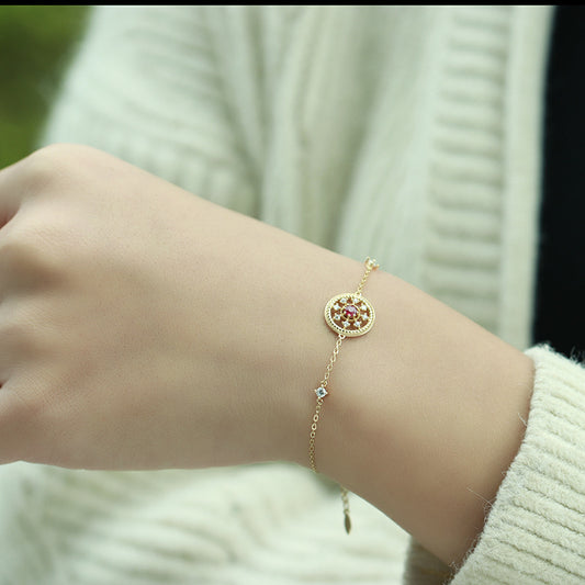 Velora Heart - Ruby Bracelet