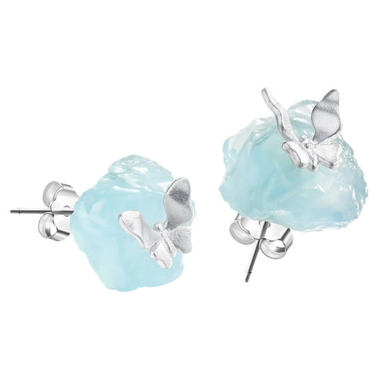 Nerisa Gleam - Aquamarine Earrings