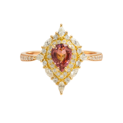 Velora Shield - Tourmaline Ring