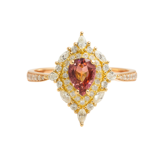 Velora Shield - Tourmaline Ring