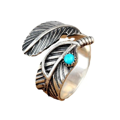Elyra Wing – Turquoise Ring