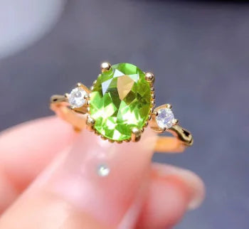 Sylvara Dawn - Peridot Ring