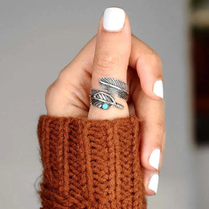 Elyra Wing – Turquoise Ring
